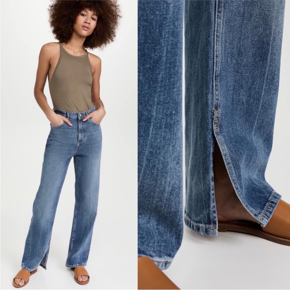 DL1961 Emilie Straight Ultra High Rise Vintage 31” Long Jeans